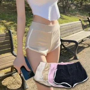 여성 여름 라인 밴딩 숏팬츠 1P 홈웨어 돌핀 반바지 WFHVZGG