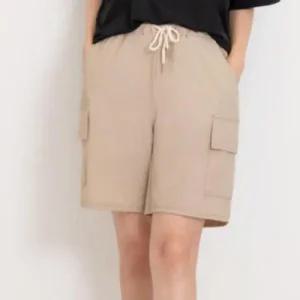 여성 여름 데일리 캐주얼 밴딩 포켓 카고팬츠 바지 WFHVZDN