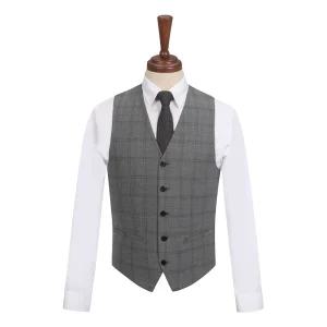 [파렌하이트]글렌체크 수트 베스트 FJVAH1338 H