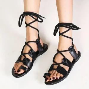 [SBFOI9Z]샌들 플랫 여름신발 유니크 비치 여성