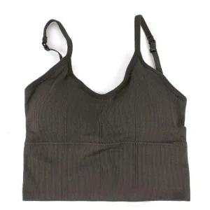 [룽스]브라탑 캡 스포츠나시 내장 이너 나시 회색