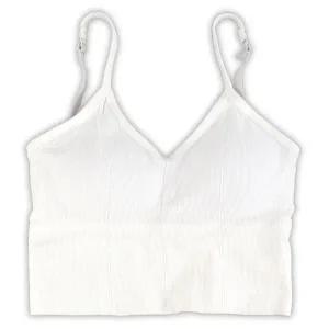 [룽스]브라탑 캡 내장 이너 나시 흰색 스포츠나시