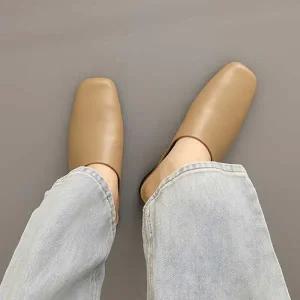 [SBFPF8G]슬리퍼 형 구두 사무실 뮬 출근 신발