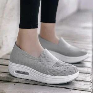 [SBFPF87]단화 여성키높이온 끈없는 온 여자 운동화