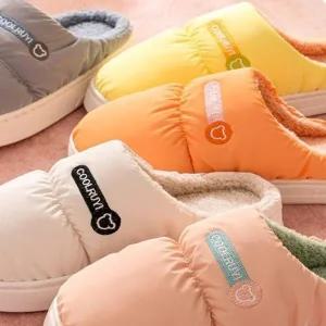 [SBC7NL7]방수 실내화 겨울 기모 안감 슬리퍼