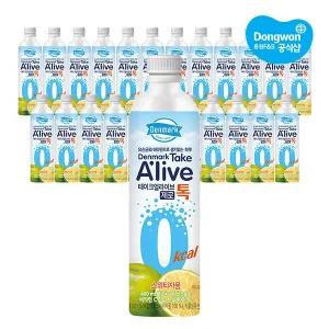 [동원에프앤비][동원] 테이크 얼라이브 제로 톡 스위티자몽 400ml x 24개