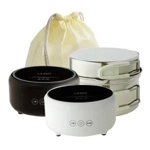 르젠 LZI-R100 프리볼트 미니 인덕션 휴대 여행용 라면포트 전기포트 화이트 / 블랙 택1