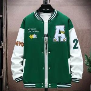 [라일리의류] Rly 얇은야구점퍼 항공점퍼 블루종 야구점퍼 커플룩 남