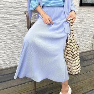 빅사이즈 307 심플브이컷골지스커트 DTOO471