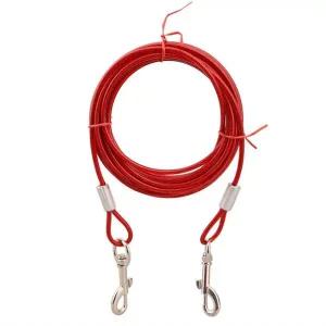 [골드스마일]대형견 와이어 리드줄 강아지 튼튼한 산책줄 목줄 3M 대형견목줄