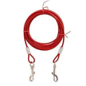 [골드스마일]대형견 와이어 리드줄 강아지 튼튼한 산책줄 목줄 10M 대형견목줄