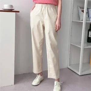 빅사이즈 202 탄탄코튼밴딩배기팬츠 DSSG496