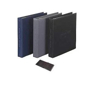 화일 명함첩400 흑색 A400-1 가감가능 체결식시트형