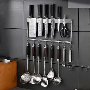 [골드스마일]주방 후크 걸이 자석 칼걸이 칼정리 50cm 마그네틱 칼거치대