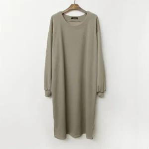 여성의류 루니보트넥롱원피스 GRC503M001 빅사이즈