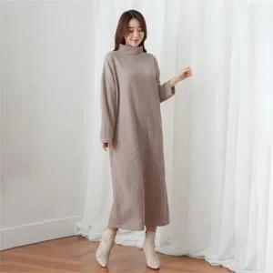 빅사이즈 반폴라루즈골지원피스 DLDC375