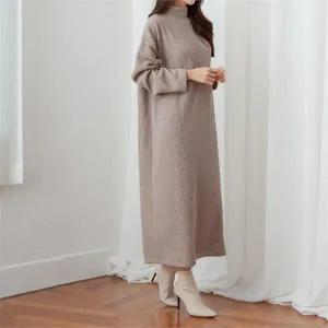 여성의류 데일리루즈니트원피스 LDC375M001 빅사이즈