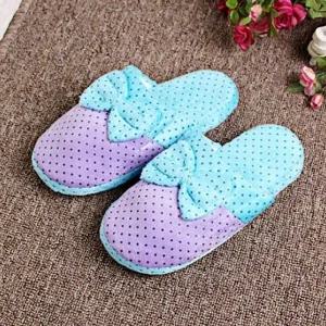 [라일리] Rly 땡땡이 털슬리퍼 여성용 신축성 TPR