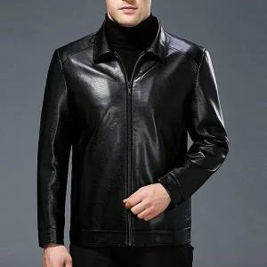 남자 가죽 자켓 슬림핏 인조 페이크 남성 가죽 자켓 레더 겨울 아우터 점퍼 상의