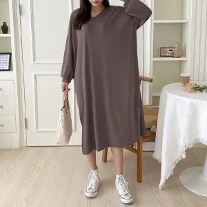 빅사이즈 509 엑스끈퍼프소매원피스 DNOK250