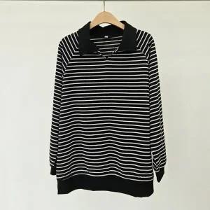 빅사이즈 509 벨스트라이프배색카라티 DMNS730