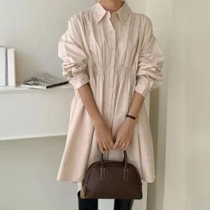 빅사이즈 311 스모크셔링기모원피스 DLTQ161