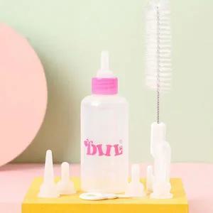 [골드스마일]새끼 강아지 애기 고양이 우유병 젖병 세트 60ml 새끼동물 동물젖병