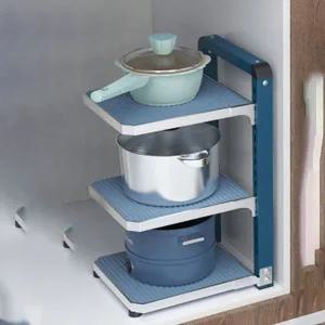 [골드스마일]냄비정리대 튼튼한 후라이팬 정리대 랙 받침대 3단 3단 4단