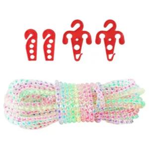 튼튼한 PVC 빨랫줄 5M 1P 여행 논슬립 빨래끈 로프 여행용빨랫줄 옥상빨랫줄 마당빨래줄