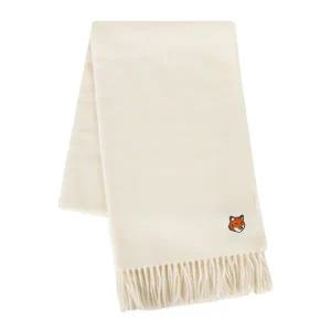 메종키츠네 25FW 폭스헤드 울 머플러 페이퍼 PM06201WB0044 P205