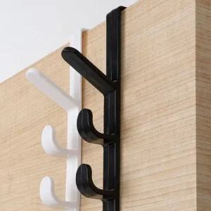 문에거는 도어후크 5단 방문걸이 문걸이 훅 행거 차키 모자정리 모자걸이 방문 문걸이후크