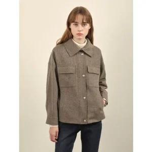 [갤러리아] 올리비아로렌 헤링본 숏 자켓 VOCFU4W9141