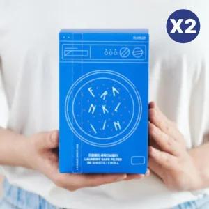 프랭클린 세탁 이염 방지 흡착 시트 안심 티슈 50매X2