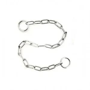 중형견용 스텐 체인형 목줄 Y12922 2개 강아지인식표