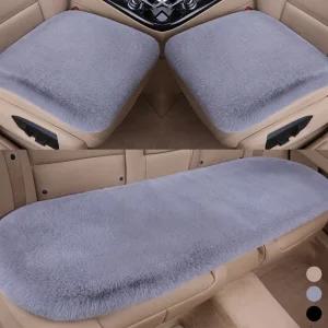 키밍 자동차 포근한 겨울 털방석 3P 풀세트 겨울방석 자동차시트 차량용