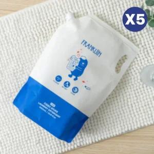 프랭클린 아기 세탁 세제 의류 손수건 무향 1L 5개