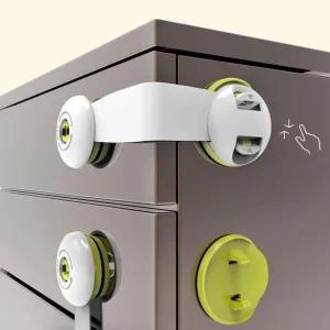 키밍 서랍 잠금장치 냉장고 문 창문 잠금이 끼임방지 안전잠금장치 문열림방지