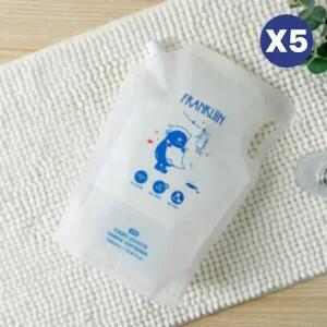 프랭클린 신생아 섬유 린스 유연제 빨래 세제 1L 5개