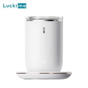 자동 마그네틱 교반 머그잔 2 in 1 커피 컵 워머 사무실 가정용 USB 전기 믹싱 컵 음료 가열 플레이트