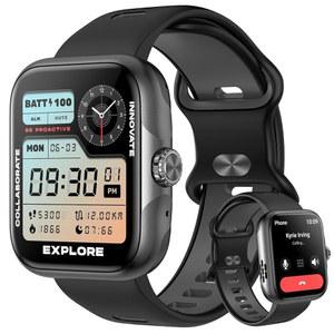 2025 성능 향상: 스마트 워치, 1.78인치 대형 화면, 블루투스 5.4 통화, 활동 추적기, 라인/SMS/트위터 알림, 밴드 교체, ATM 방수 기능 3대, 손목시계, 60 운동