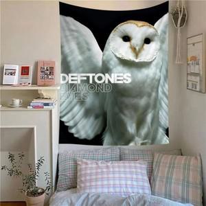 힙합 가수 스타 Deftones 교수형 보헤미안 태피스트리 벽 만다라 카와이 룸 장식
