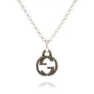 [구찌]INTERLOCKING 펜던트 목걸이YBB455535001 (455535)