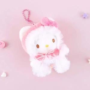 [골드스마일]산리오 헬로키티 컬러망토 가방고리 8cm