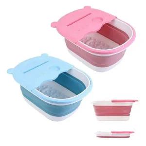 [골드스마일]족욕탕 접이식 폴딩 족욕기 발마사지기 족욕바구니