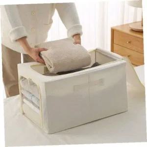 [골드스마일]천리빙박스 깔끔수납패브릭리빙박스(55L)소품정리함