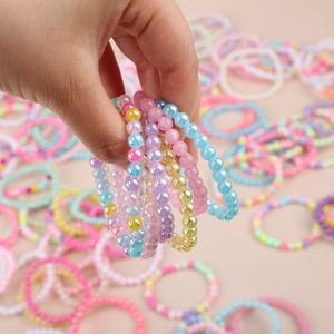 10-50Pcs 다채로운 구슬 팔찌 아이 소녀 생일 파티는 Goodie Pinata 필러 베이비 샤워 웨딩 게스트 치료 선