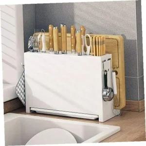 [골드스마일]칼블럭 앤키친도마칼꽂이수저통수저꽂이칼도마거치대