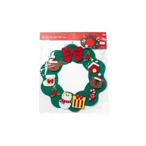 크리스마스 DIY 펠트 가랜드 리스