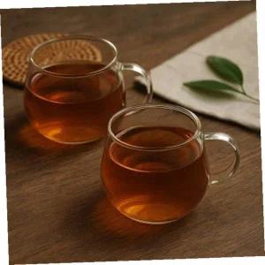 [골드스마일]내열유리찻잔세트 로하티메이내열유리잔2p세트(150ml)찻잔