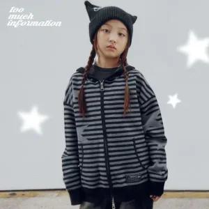 [갤러리아] [TMIU]스트라이프 별 후드가디건 TUCD261M01U